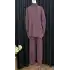 NUSS NS-26K1353-B Bordo Renk Triko Pantolonlu Takım