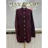 NUSS NS-26K7007-B Bordo Renk Hırka