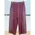 SENTEZ SZ-5608-B Bordo Renk Naura Konbinli Pantolon
