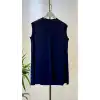 GHİSA GH-GSBASIC4677-L Lacivert Renk Kolsuz Tunik