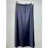 SENTEZ SZ-5457-LA Lacivert Renk Luna Saten Volanlı Etek