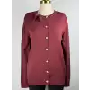 GHİSA GH-26KOBHRK3215-B Bordo Renk Hırka