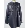 GHİSA GH-3610T4170B-S Siyah Renk Tunik