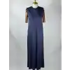 GHİSA GH-GSBASİC4081-L Lacivert Renk Kolsuz Elbise