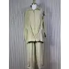 M312 MY-26S7709-KEKİK Kekik Renk Yakası Taşlı Takım