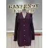 NUSS NS-25Y6051-B Bordo Renk Hırka