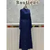 FUAT GÜRŞEN FG-25K4103-L Lacivert Renk Elbise