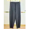 SENTEZ SZ-5554-S SİYAH ÖNDEN PARÇALI HAVUÇ BAMBU PANTOLON