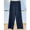 SENTEZ SZ-5578-S SİYAH PALAZZO GENİŞ PAÇA PANTOLON