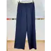 SENTEZ SZ-5578-L LACİVERT PALAZZO GENİŞ PAÇA PANTOLON