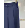 SENTEZ SZ-5578-L LACİVERT PALAZZO GENİŞ PAÇA PANTOLON