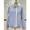 GHİSA GH-3610T4317-M Mavi Çizgili Tunik