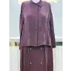 NUSS NS-26Y1087-M Mürdüm Renk Etekli Takım