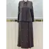 NUSS NS-26Y1087-K Kahve Renk Etekli Takım