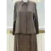 NUSS NS-26Y1087-K Kahve Renk Etekli Takım