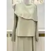 NUSS NS-26Y1088-G Gölge Renk Modal Kumaş Etekli Takım