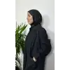 FUAT GÜRŞEN FG-25K3600-S Siyah Renk Kot Tesettür Kap