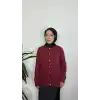 GHİSA GH-26KOBHRK3215-B Bordo Renk Hırka