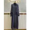 GHİSA Gri Renk Elbise