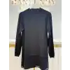 GHİSA GH-GSBASİC4761-S Siyah Renk Uzun Kollu Tül Detaylı İçlik