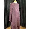 NUSS NS-26Y2026-B Bordo Renk Elbise