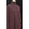 NUSS NS-26K1353-B Bordo Renk Triko Pantolonlu Takım