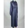 NUSS NS-26Y2034-D Denim Renk Elbise