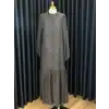 NUSS NS-26Y2026-K Kahve Renk Elbise
