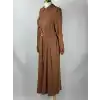 NUSS NS-26K2001-K Kiremit Renk Elbise