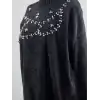 NUSS NS-26K7002-Si Siyah Renk Tunik