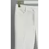 SENTEZ SZ-112-Beyaz Renk İspanyol Paça Pantolon
