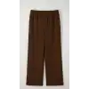 SENTEZ SZ-5569-K KAHVE TOKYO BAMBU GENİŞ PAÇA PANTOLON