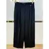 SENTEZ SZ-5632-S Siyah Renk Pileli Pantolon