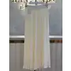 SENTEZ SZ-5432-E Ekru Renk Şifon Kırıştırma Etek