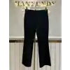 SENTEZ SZ-5532-S SİYAH KANVAS DAR PAÇA PANTOLON