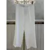 SENTEZ Ekru Renk Colmar Geniş Paça Pantolon