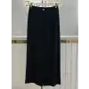 SENTEZ Siyah Renk Loir Yan Parçalı Pantolon