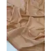 VAKKO Somon Renk Monogram Pamuk İpek Bordürlü Eşarp