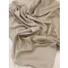 VAKKO Vizon Renk Monogram Pamuk İpek Eşarp