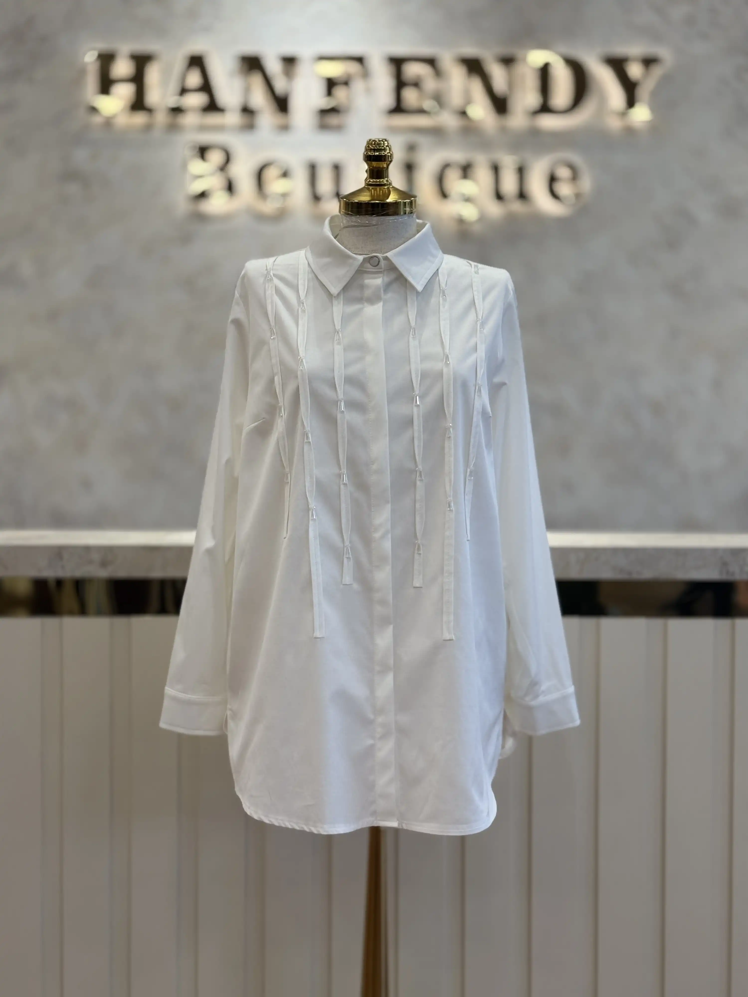 FUAT GÜRŞEN FG-26K6318-E Ekru Renk Tunik
