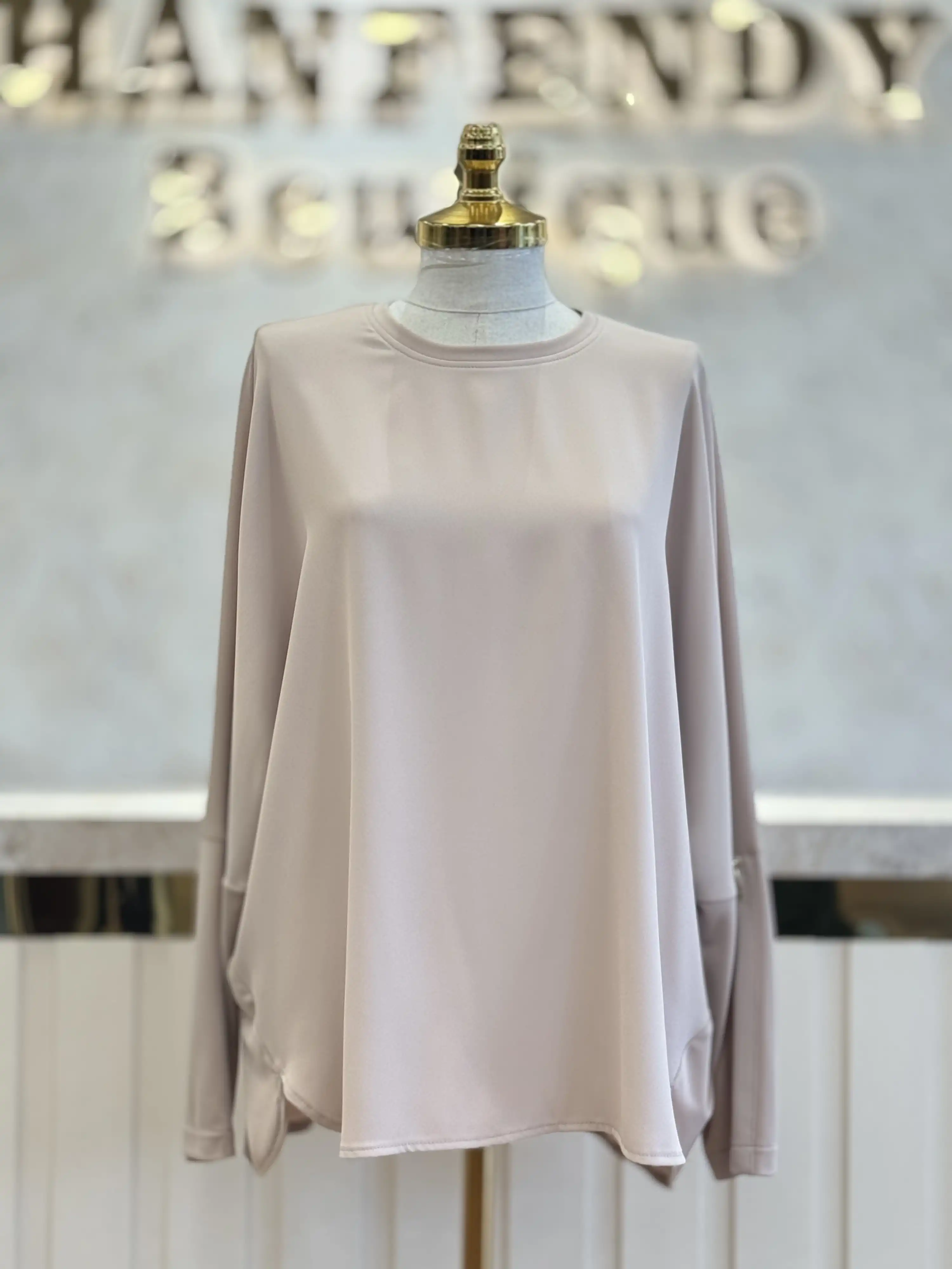 FUAT GÜRŞEN FG-26K6335-B Bej Renk Tunik