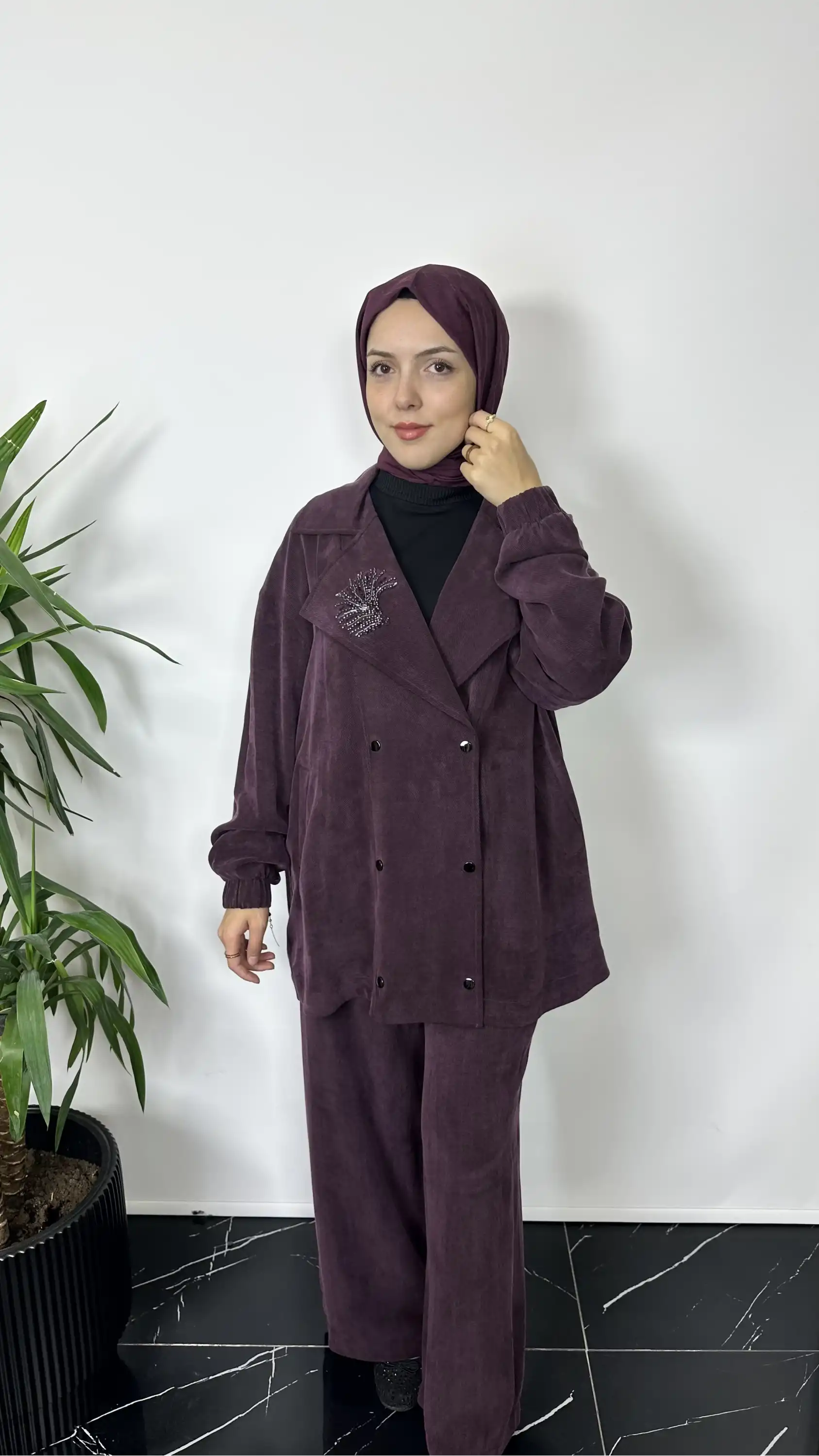 NUSS Mürdüm Renk Takım