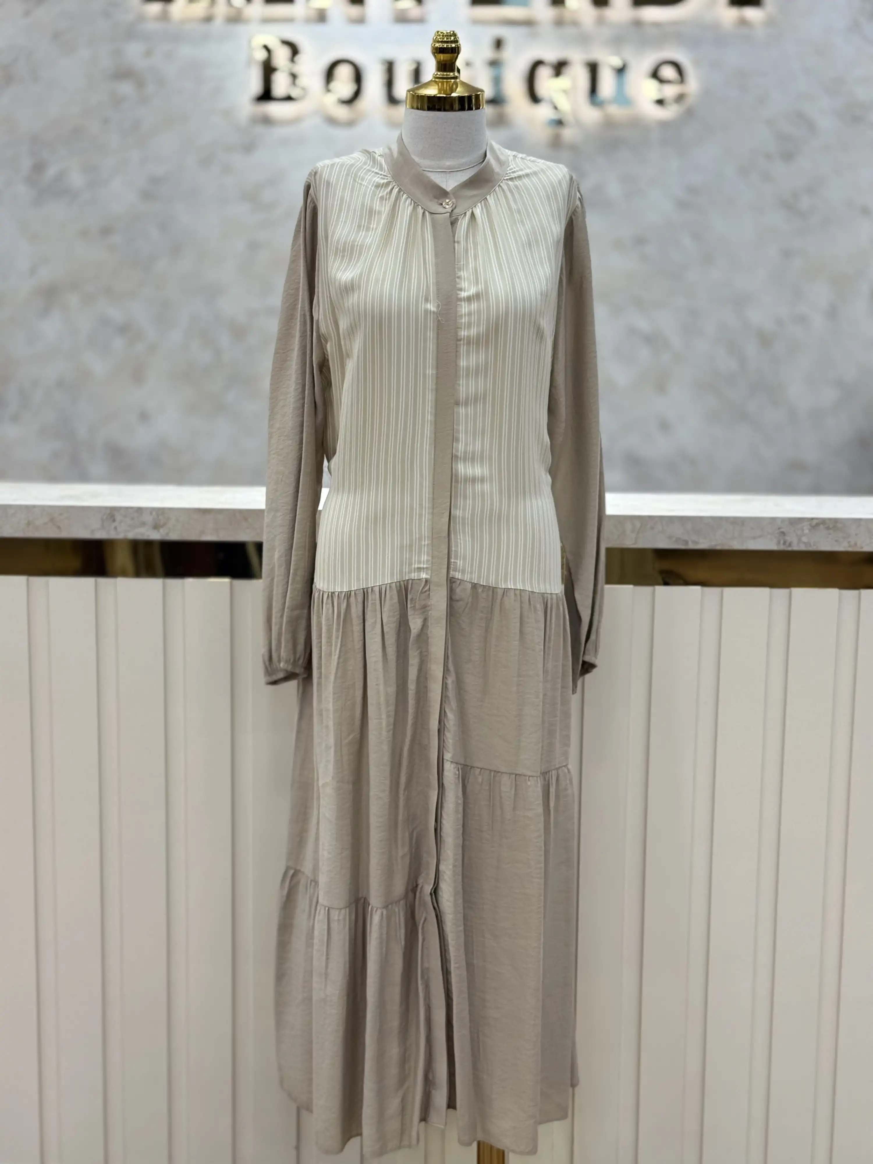 NUSS NS-14K-2009-B BEJ ELBİSE