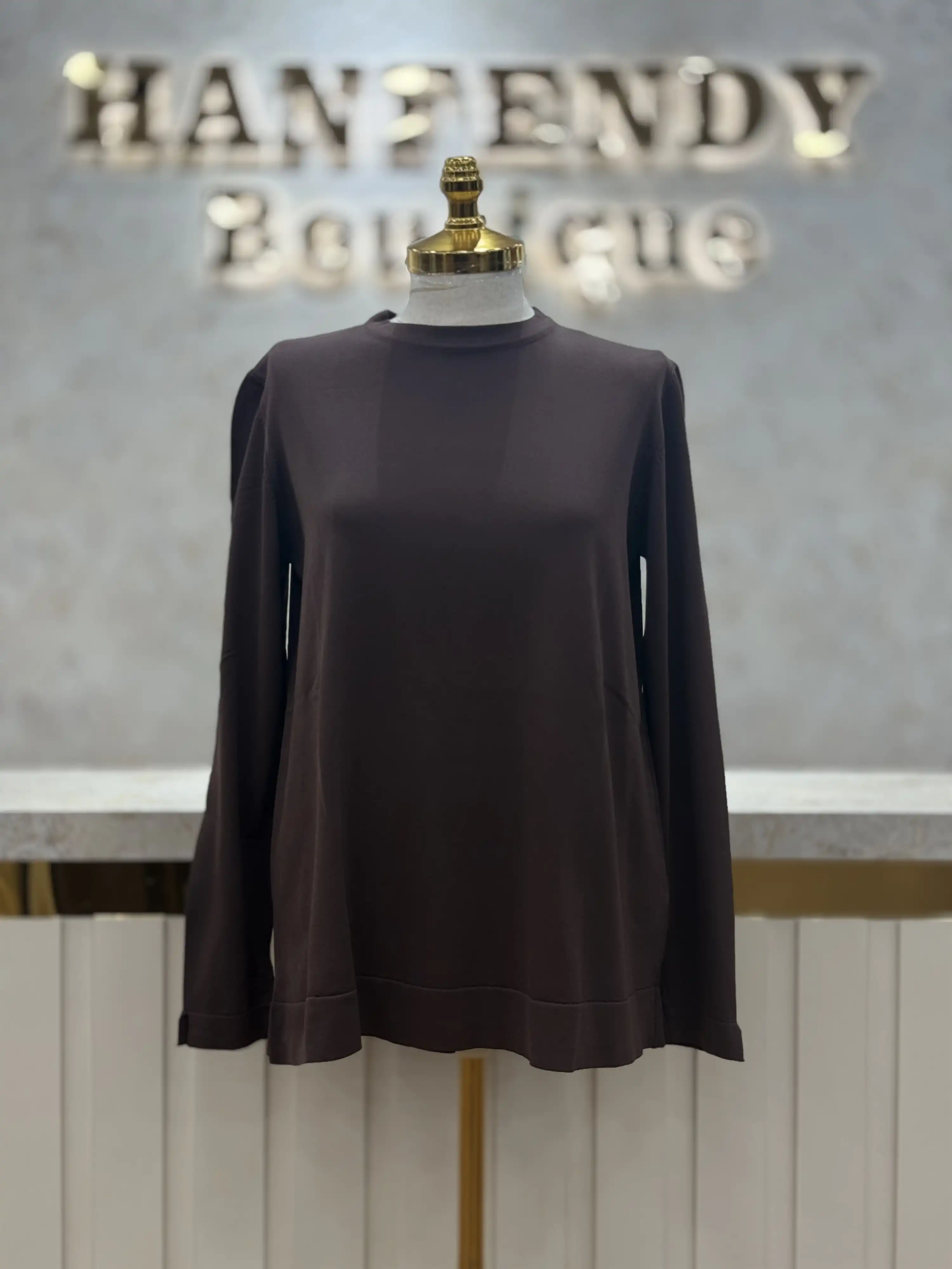 NUSS NS-26K902-K Kahve Renk Tunik