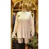 MISSEMRAMISS MS-25YI01B4711-E Ekru Renk Elegante Triko Bluz