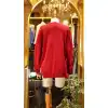 MISSEMRAMISS MS-25YI01B4711-V Vişne Renk Elegante Triko Bluz