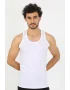 Erkek Beyaz Ribana Atlet