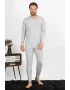 Erkek Pamuk Gri İçlik Takım