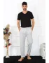 Erkek Pamuk Gri Tek Alt Pijama