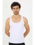 Erkek Penye Beyaz Atlet